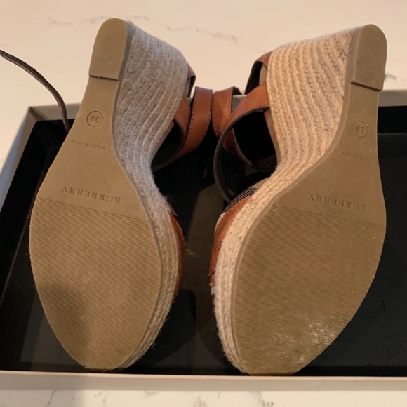 Burberry Wedge Sandle/Espadrille - Picture 4 of 5